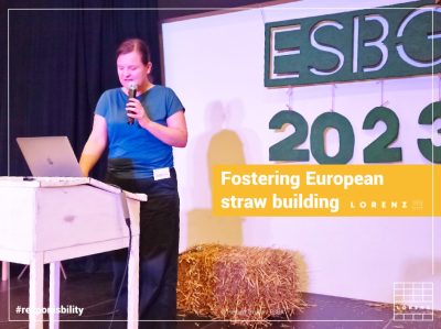 Straw construction is growing throughout Europe – LORENZ provides impetus